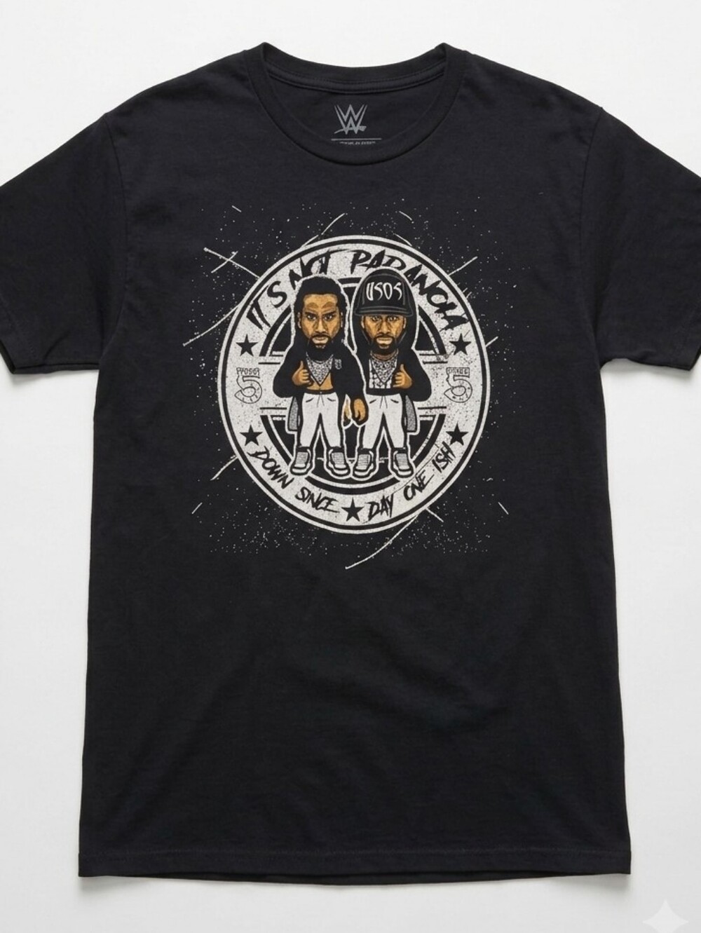 [[WWE]] Men’s Usos Nerds Wrestling Tee.